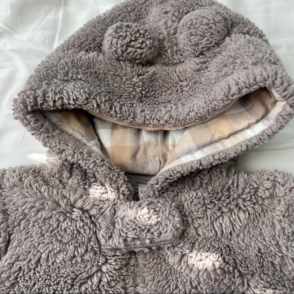 Carter’s Winter Pram Suit, Grey, Size 9 Months - Picture 2 of 8